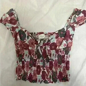 Wilfred Cropped Camisole Flowery Pink  detail